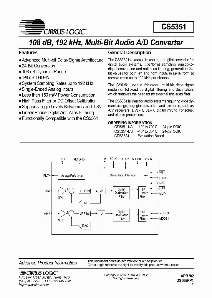 CS5351_490753.PDF Datasheet
