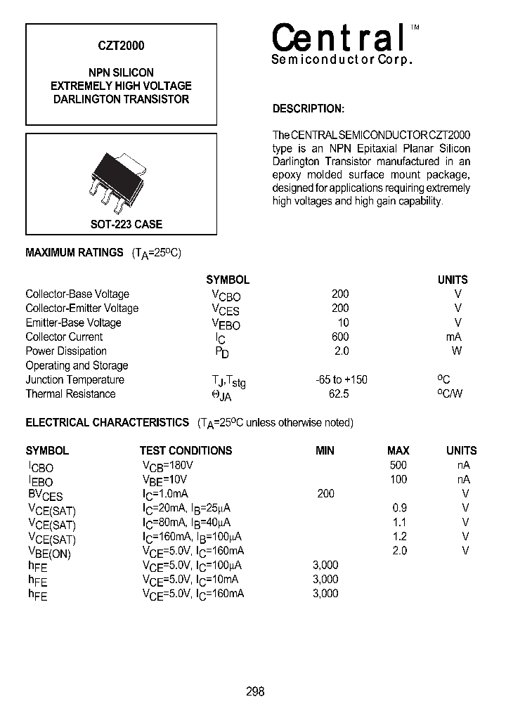 CZT2000_505128.PDF Datasheet