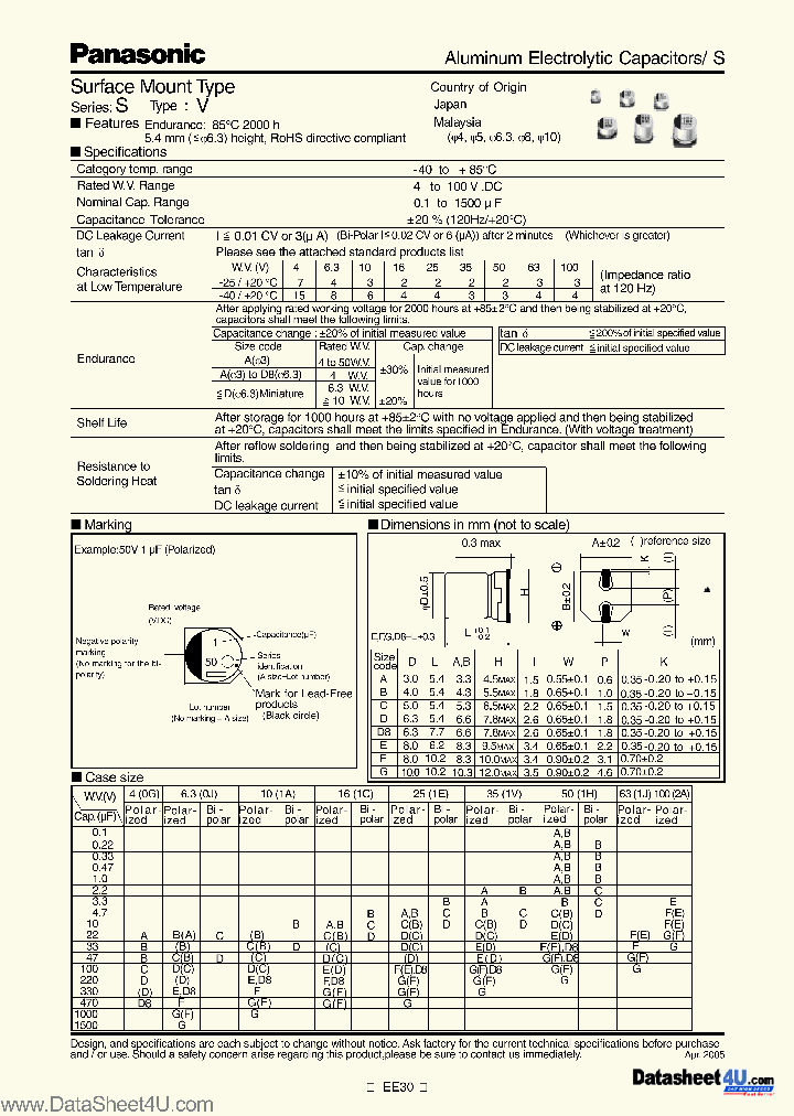 EEE1CA101WP_539577.PDF Datasheet