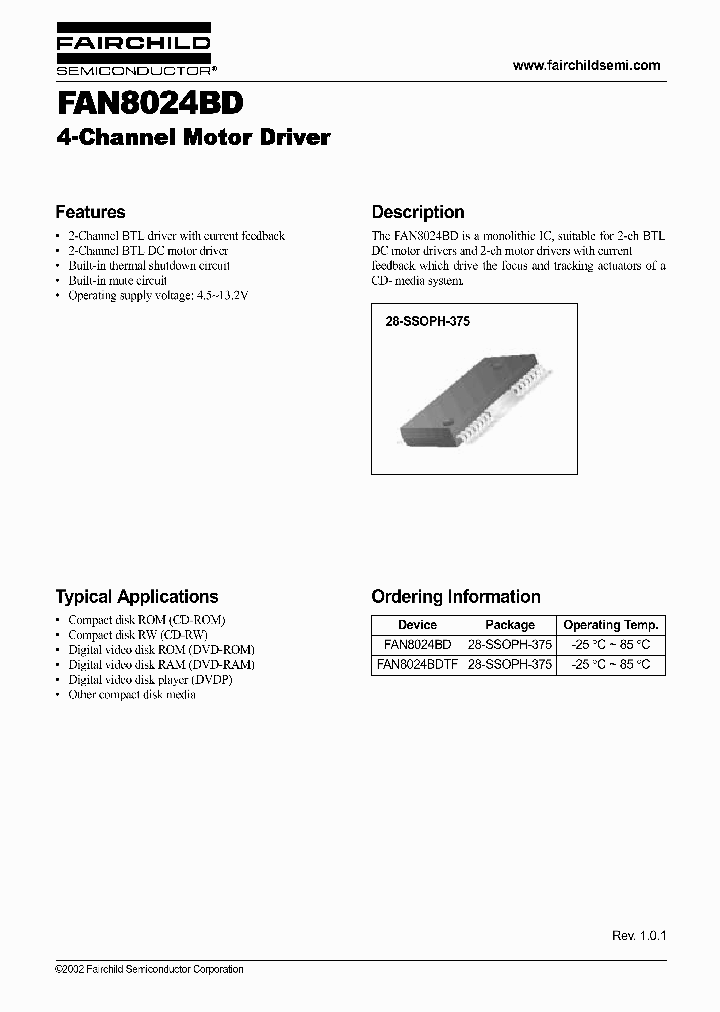 FAN8024BD_488109.PDF Datasheet