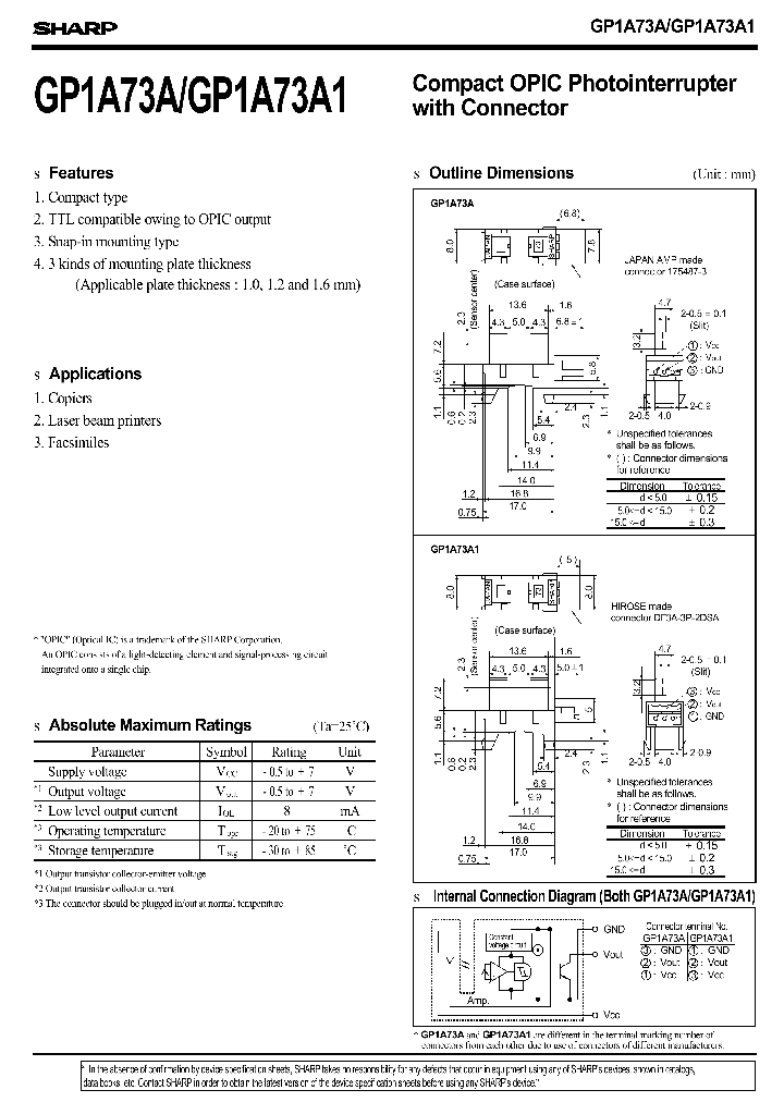 GP1A73A_523487.PDF Datasheet