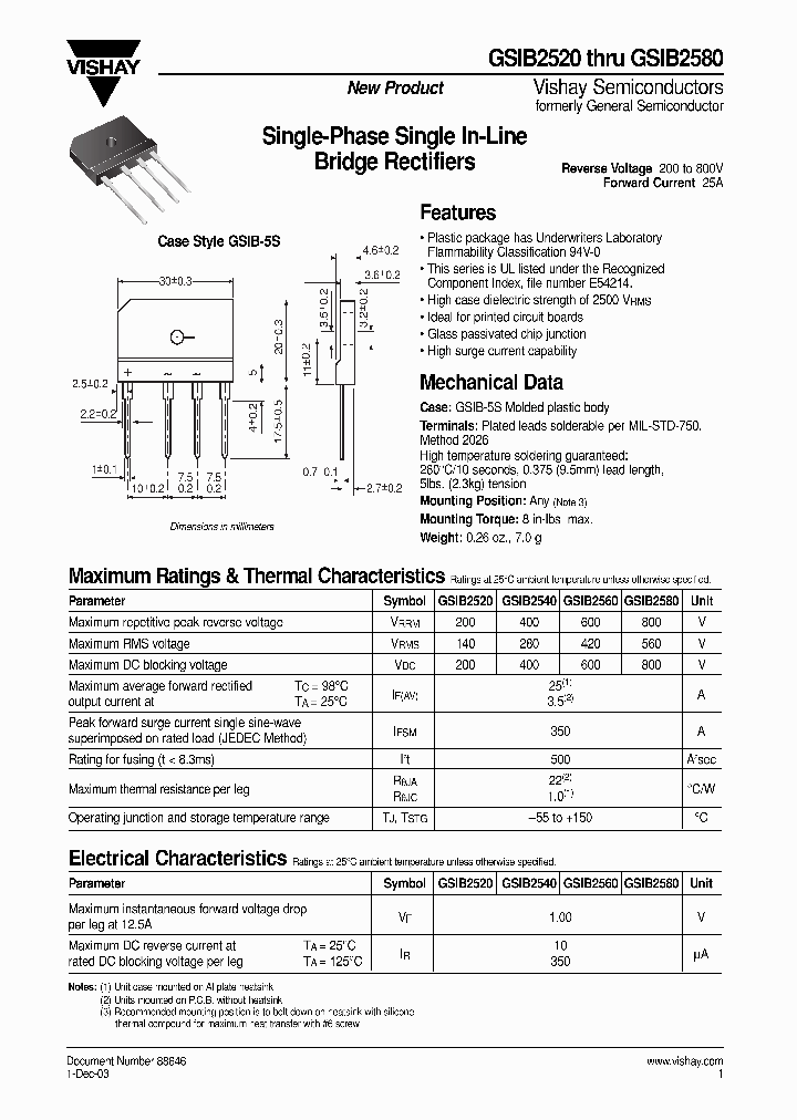 GSIB2540_547582.PDF Datasheet