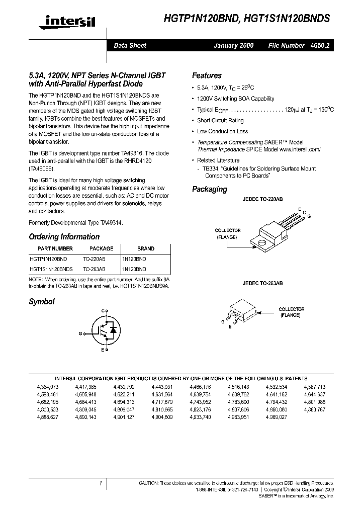 HGT1S1N120BNDS_551222.PDF Datasheet