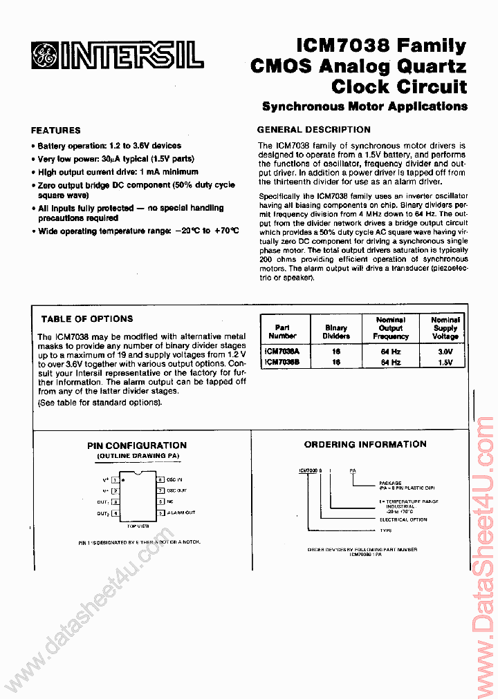 ICM7038_549329.PDF Datasheet