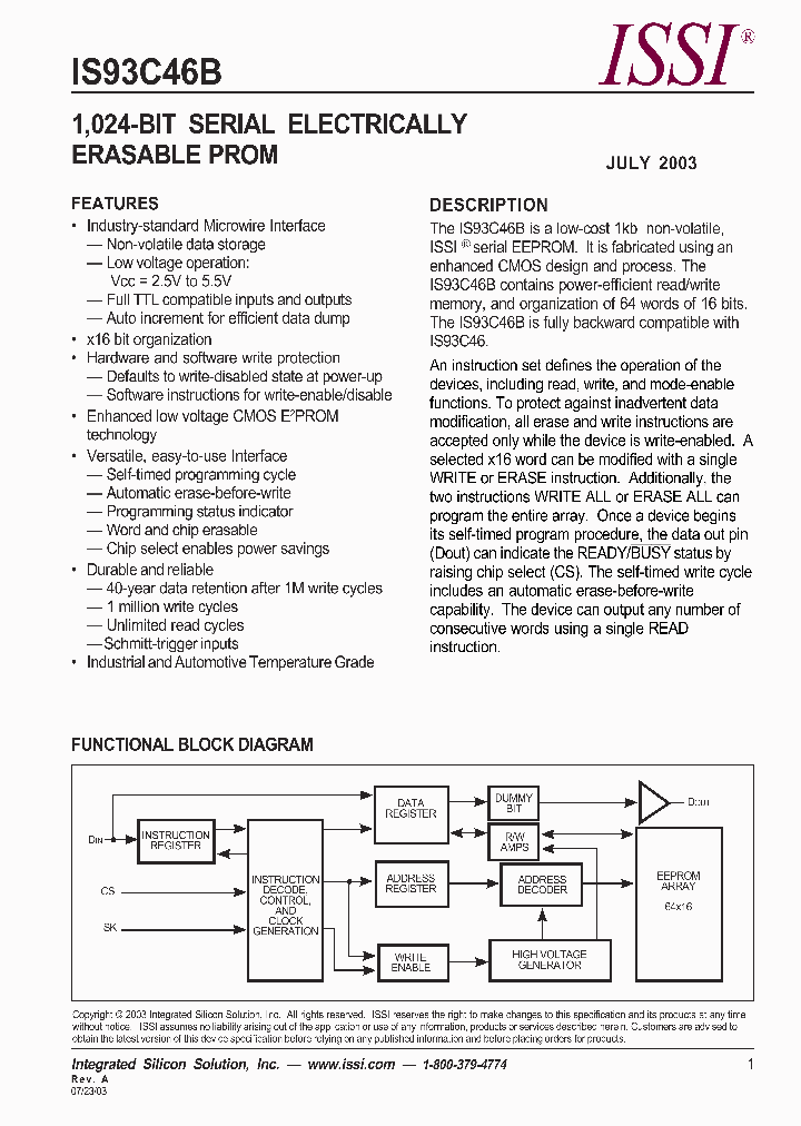 IS93C46B_493912.PDF Datasheet