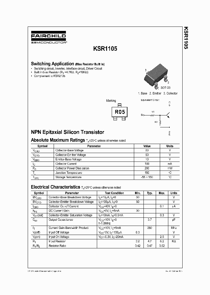 KSR1105_512243.PDF Datasheet