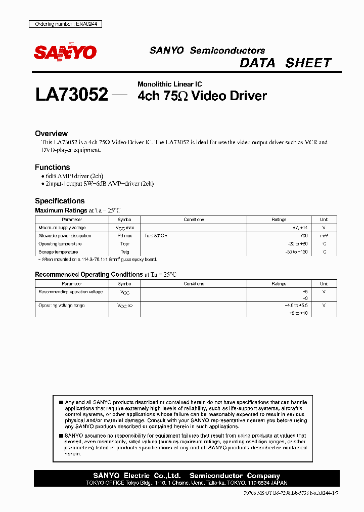 LA73052_521517.PDF Datasheet