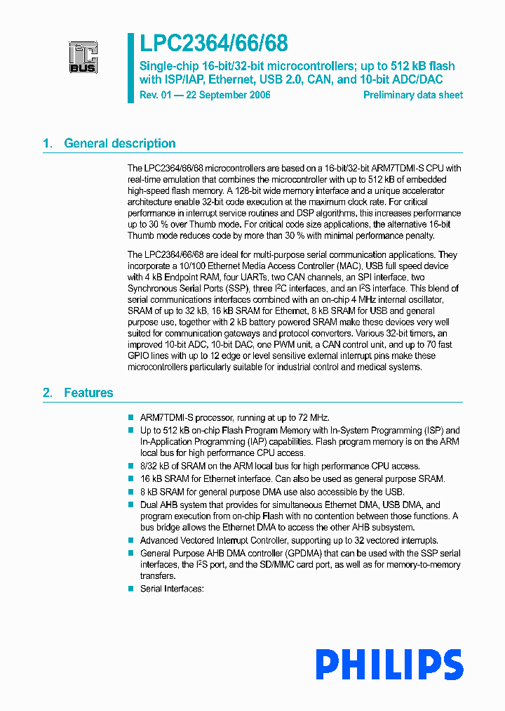 LPC2364FB100_519684.PDF Datasheet