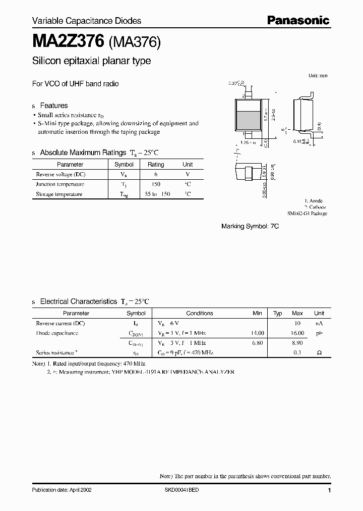 MA2Z376_537807.PDF Datasheet