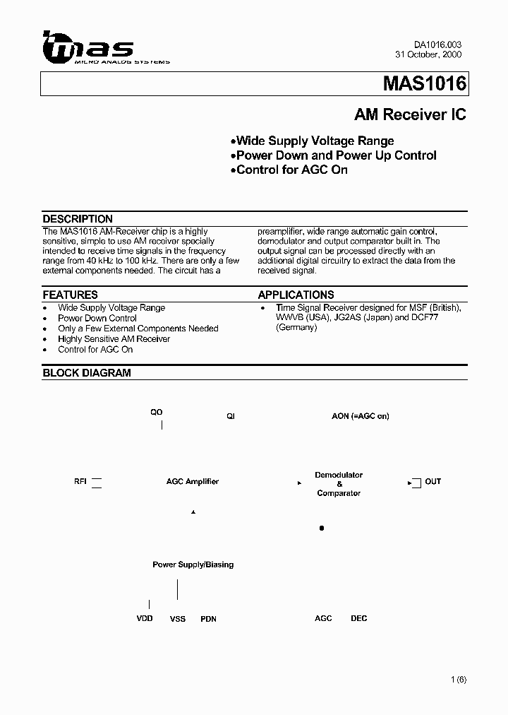 MAS1016ATB1_545787.PDF Datasheet