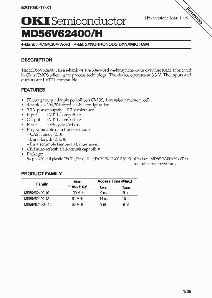 MD56V62400H_497411.PDF Datasheet