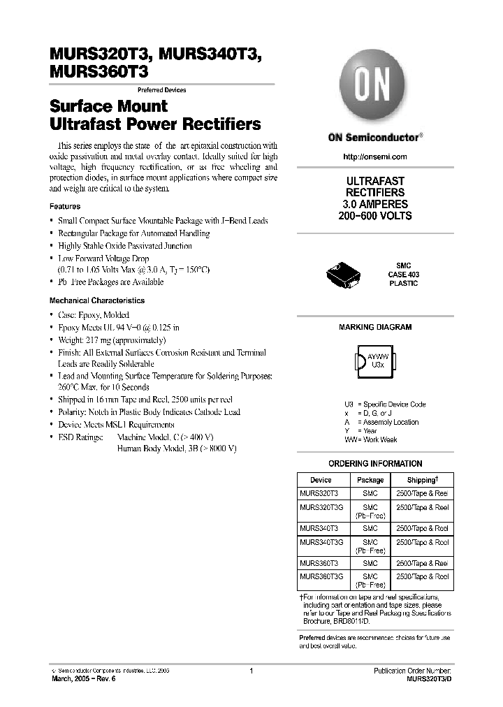 MURS320T3_530116.PDF Datasheet