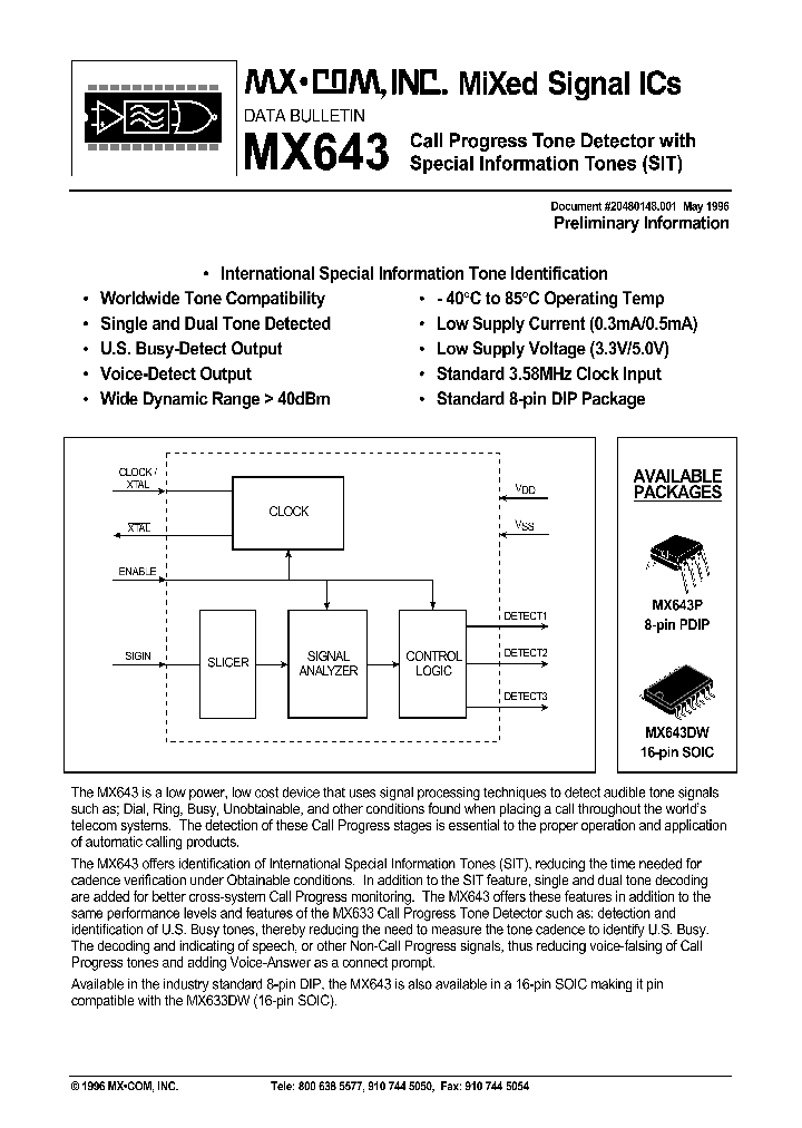 MX643DW_489937.PDF Datasheet