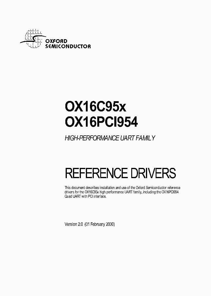 OX16PCI954_504104.PDF Datasheet