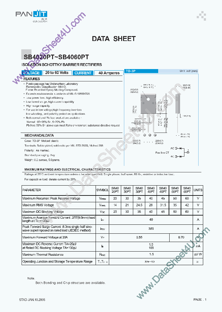 SB4030PT_547597.PDF Datasheet