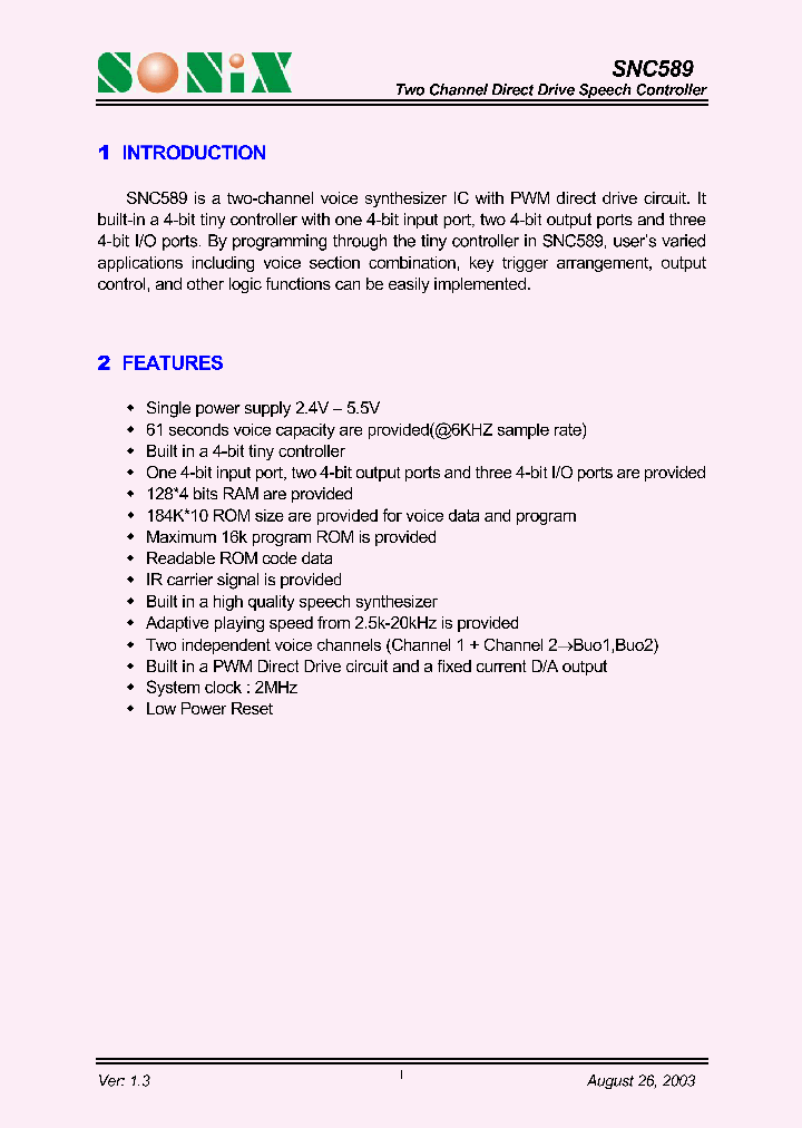 SNC589_501896.PDF Datasheet