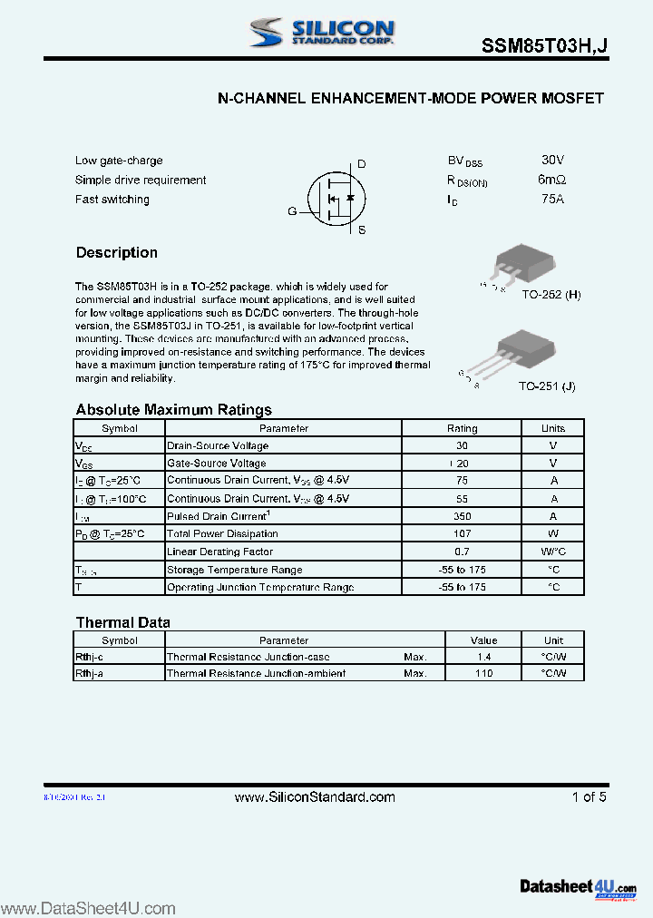 SSM85T03H_539949.PDF Datasheet