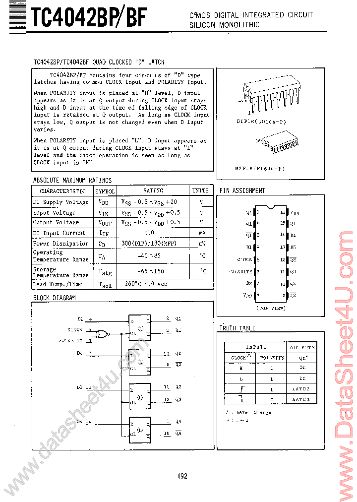 TC4042BP_497125.PDF Datasheet