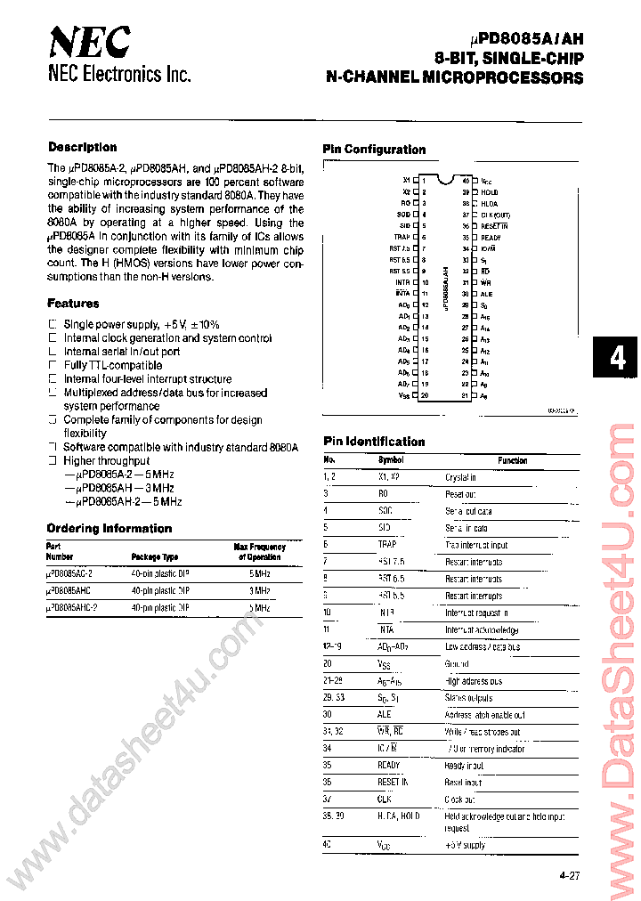 UPD8085A_488450.PDF Datasheet