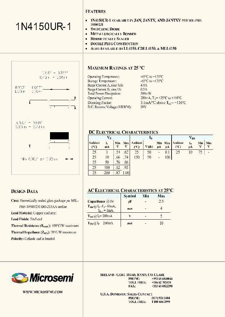1N4150UR-11_733307.PDF Datasheet