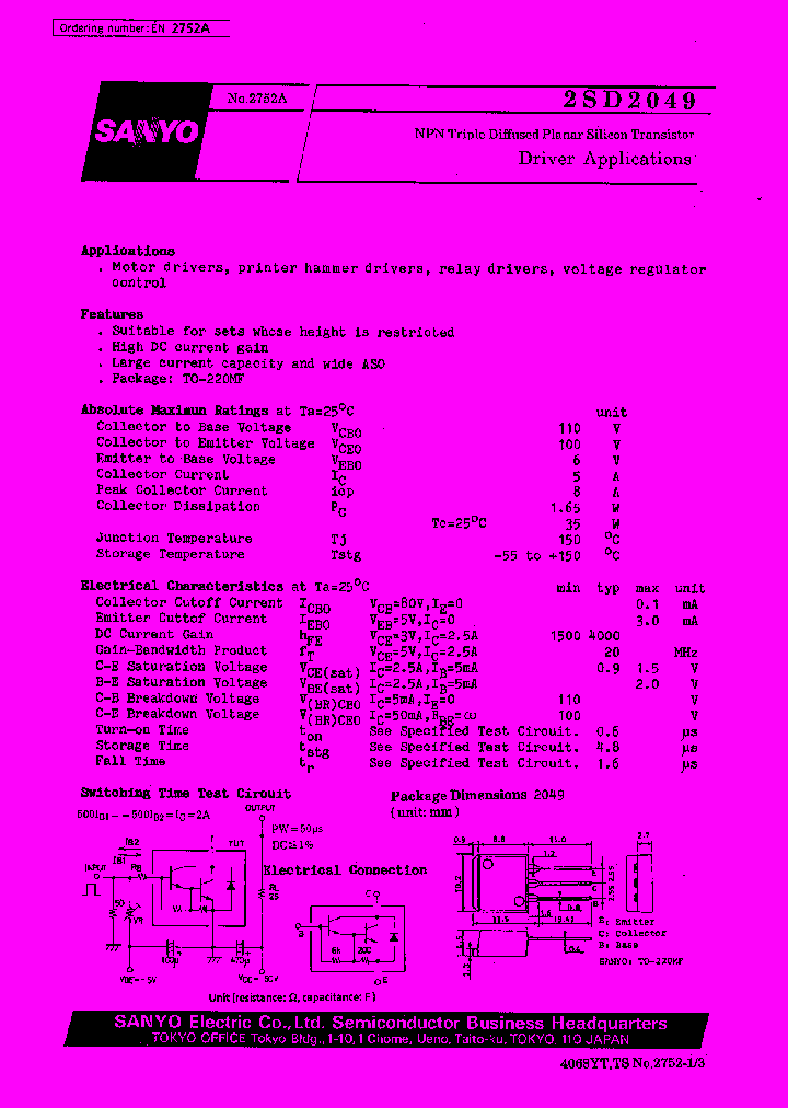 2SD2049_585254.PDF Datasheet