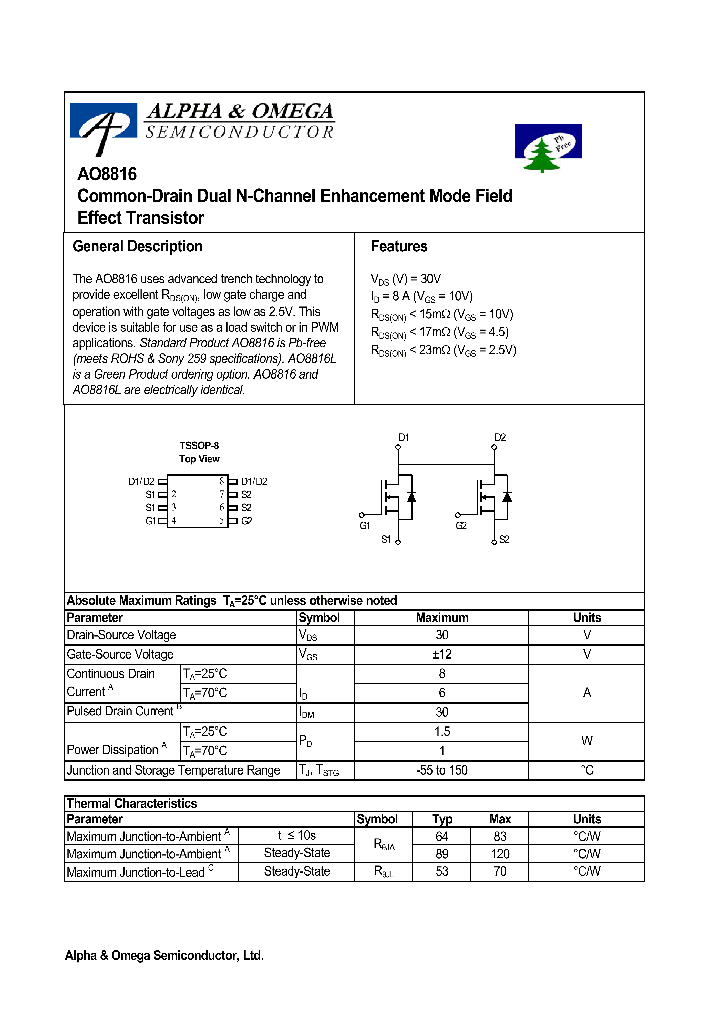 AO8816L_774931.PDF Datasheet