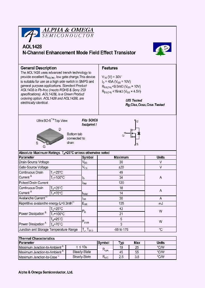 AOL1428_650539.PDF Datasheet