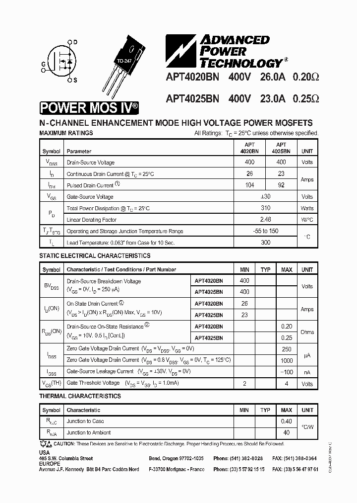 APT4020BN_268352.PDF Datasheet