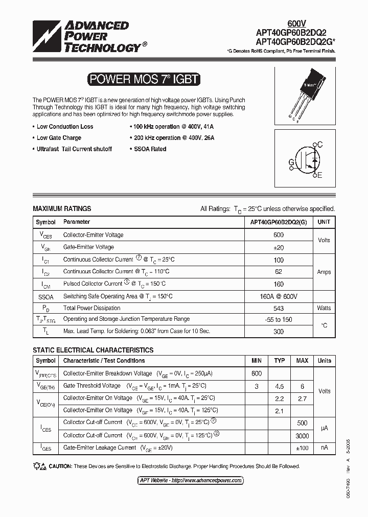 APT40GP60B2DQ2G_644379.PDF Datasheet