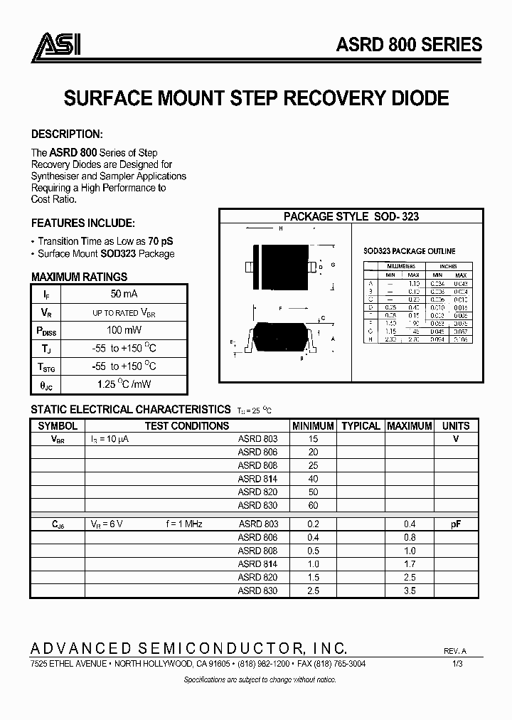 ASRD803T_649094.PDF Datasheet