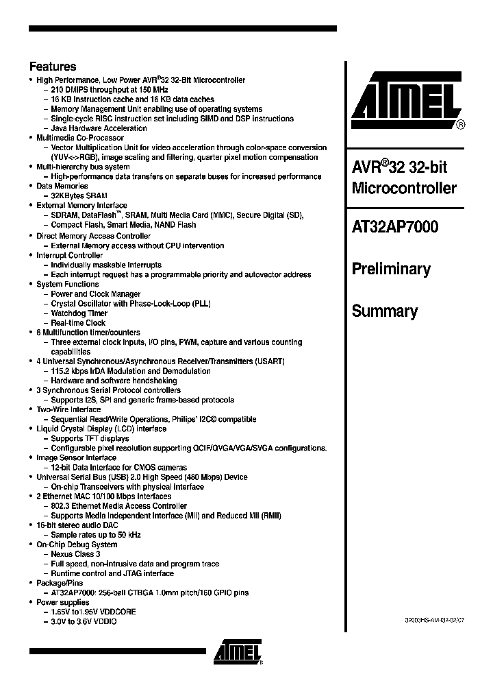 AT32AP7000_757411.PDF Datasheet