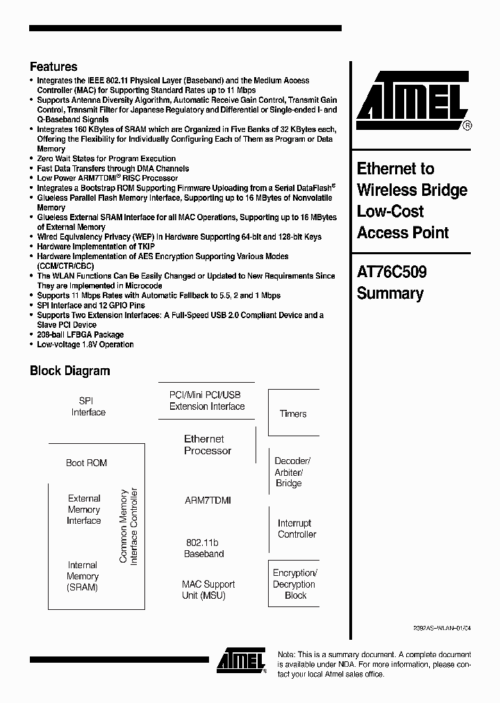 AT76C509_590456.PDF Datasheet