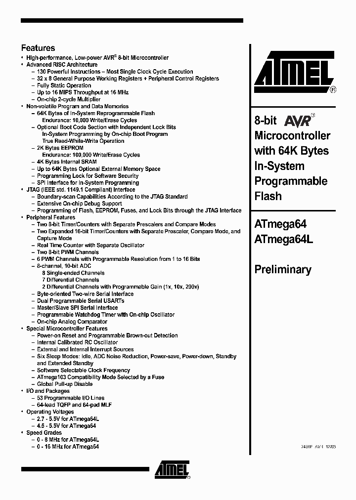 ATMEGA64_560101.PDF Datasheet