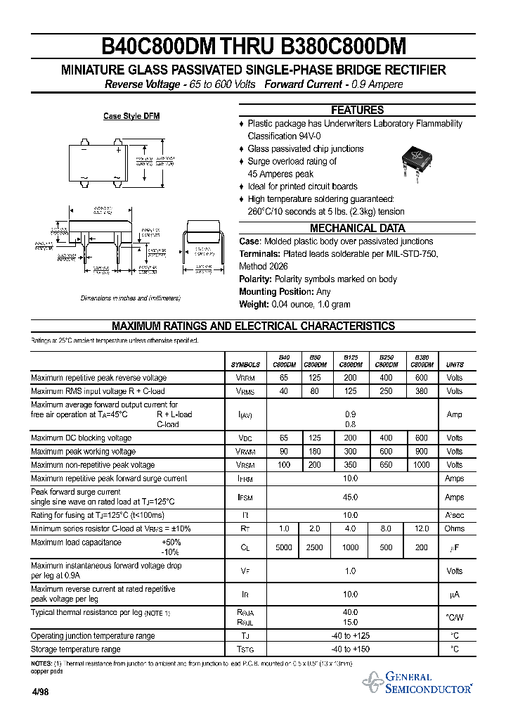 B40C800DM_227905.PDF Datasheet