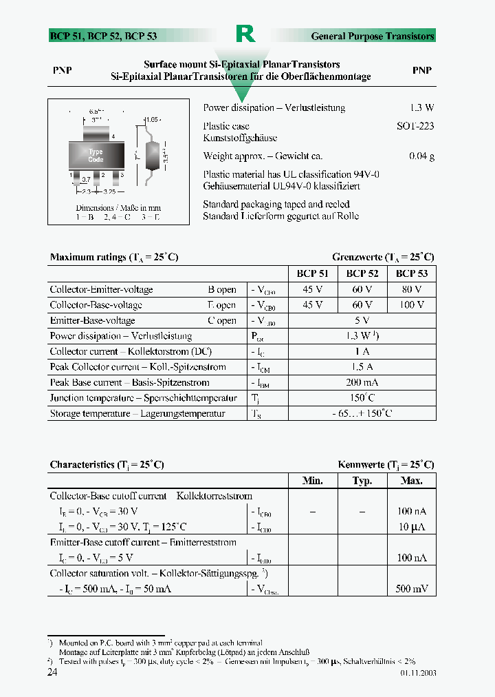 BCP52_591663.PDF Datasheet