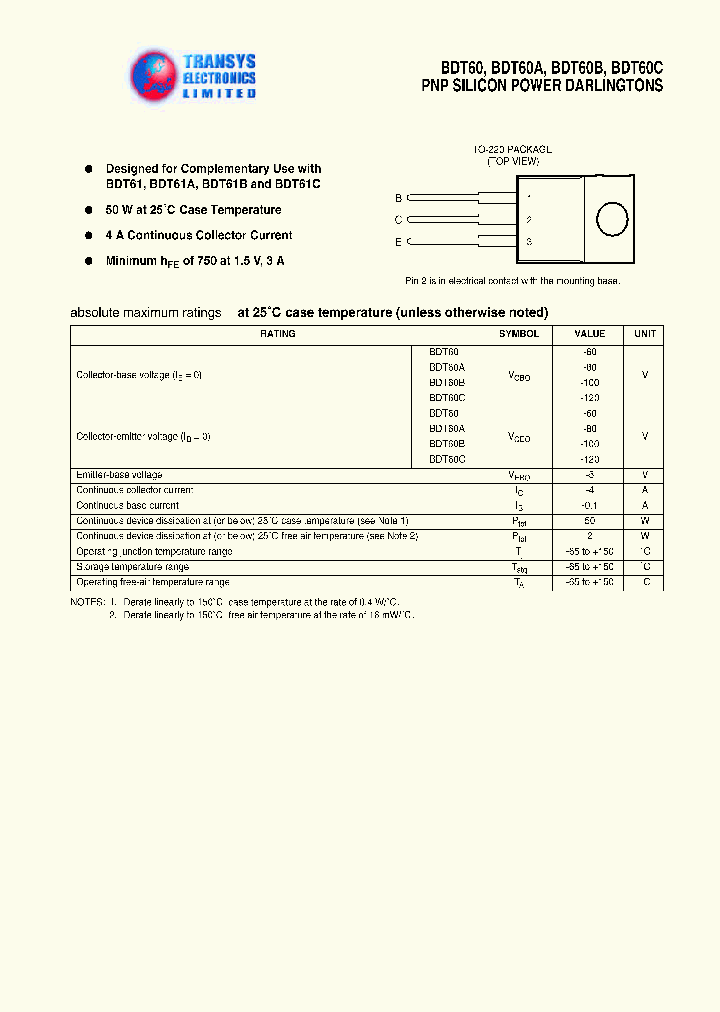 BDT60B_416111.PDF Datasheet