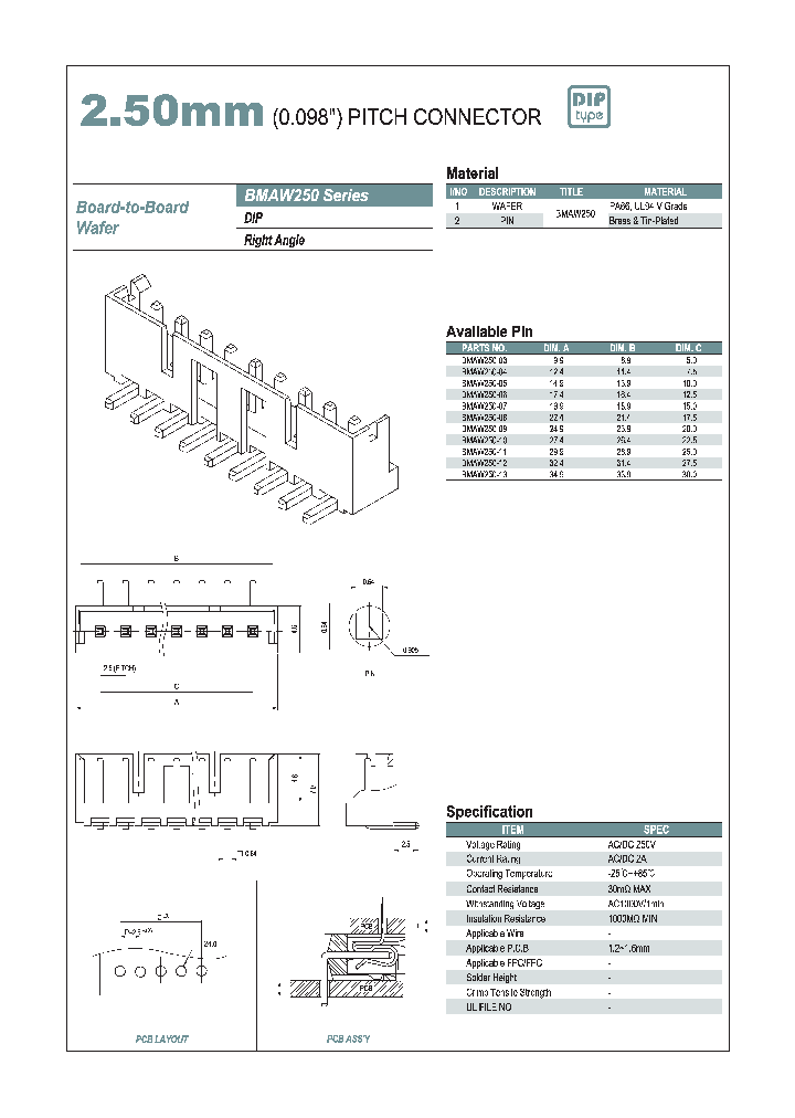 BMAW250_648254.PDF Datasheet