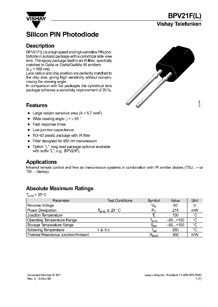 BPV21F_788689.PDF Datasheet