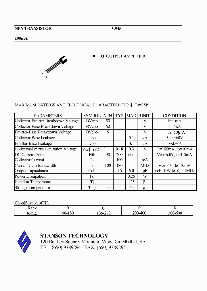 C945_560380.PDF Datasheet