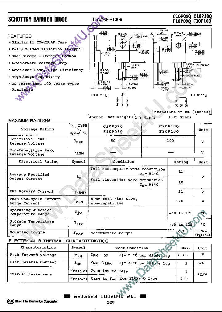 F10P09Q_783891.PDF Datasheet