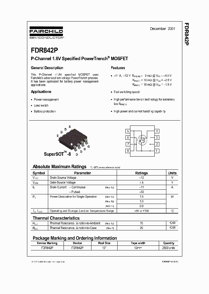 FDR842P_647490.PDF Datasheet