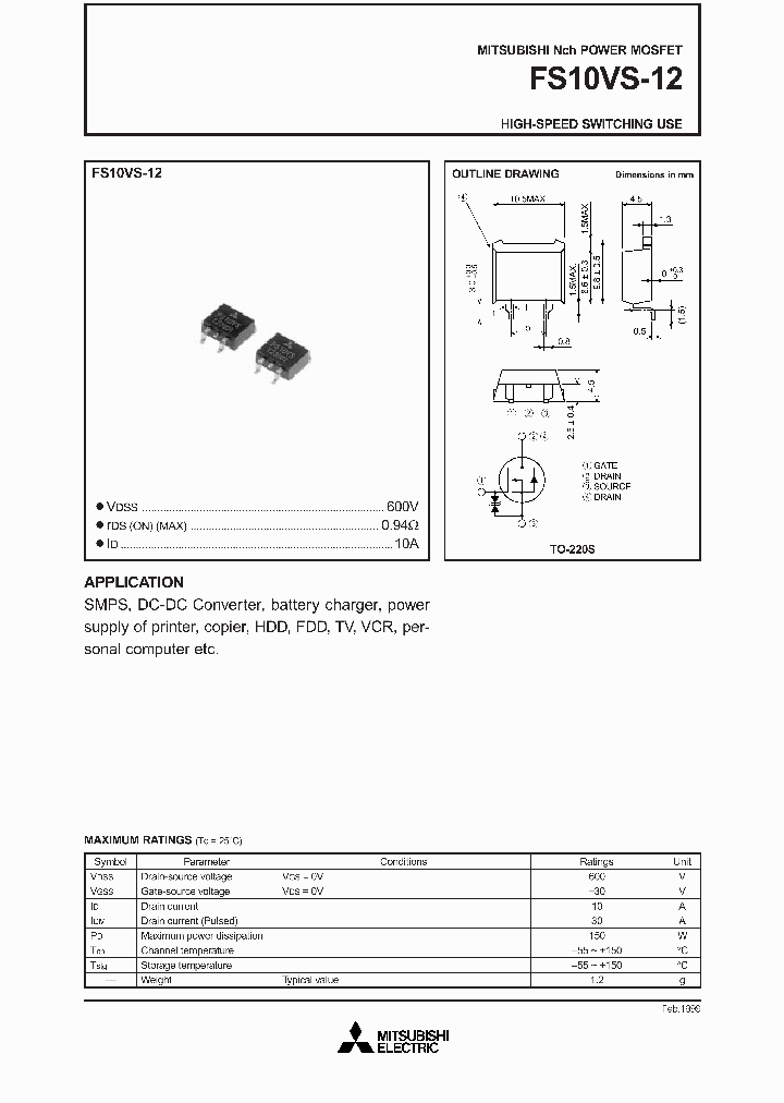 FS10VS-12_775858.PDF Datasheet