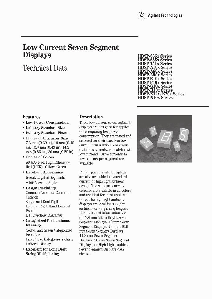 HDSP-335X_615626.PDF Datasheet