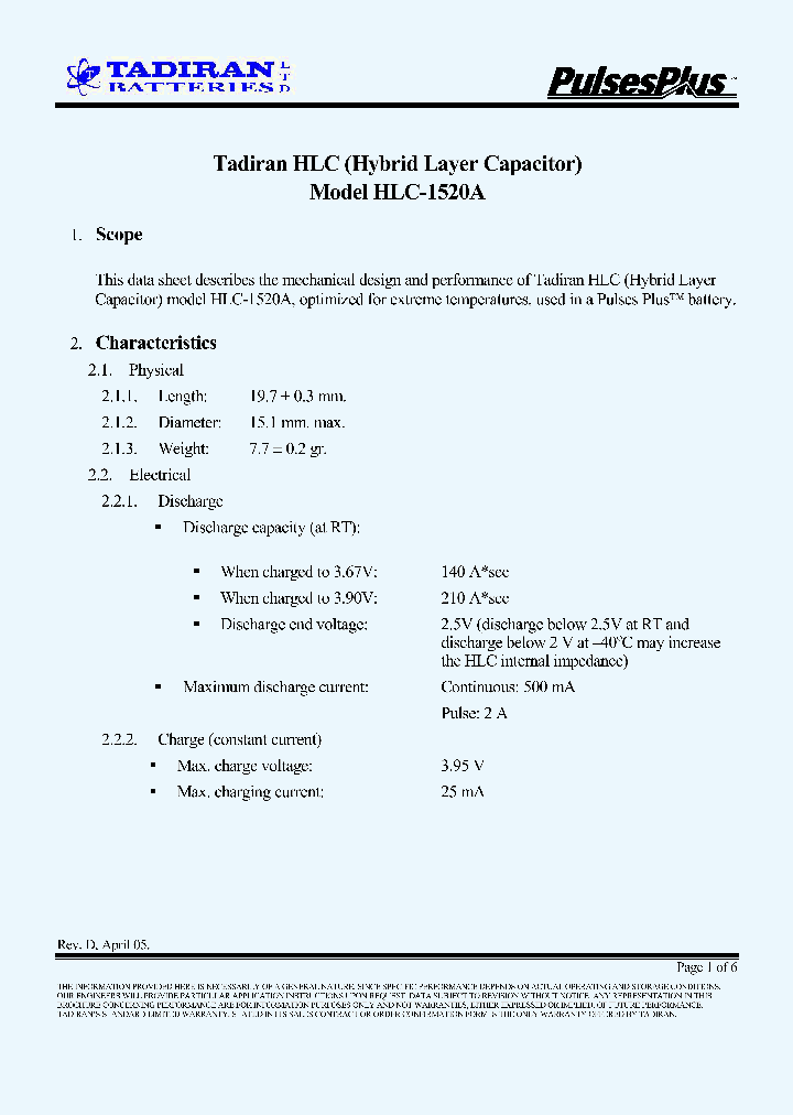 HLC-1520A_619019.PDF Datasheet