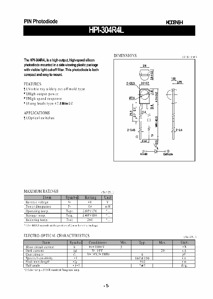 HPI-304R4L_573966.PDF Datasheet