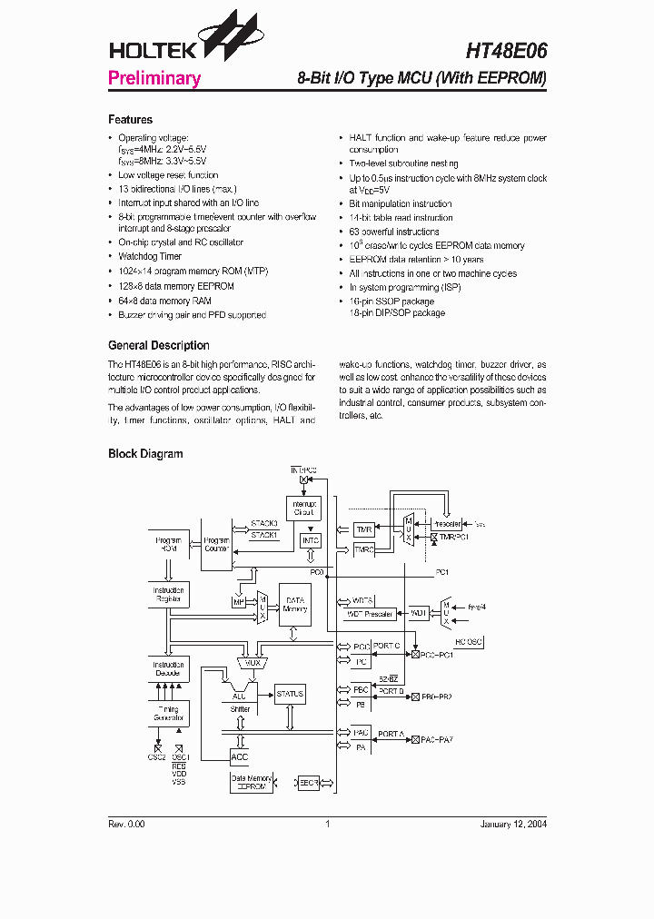 HT48E06_565254.PDF Datasheet