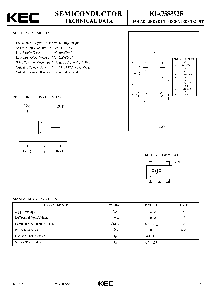 KIA75S393F_568802.PDF Datasheet