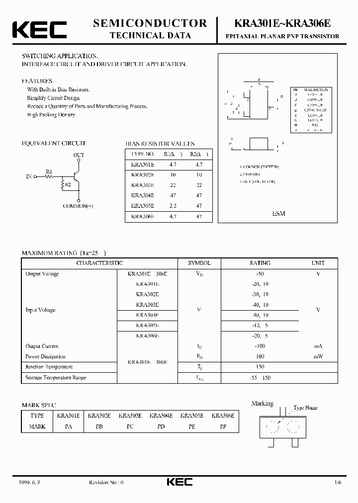 KRA301E_565308.PDF Datasheet