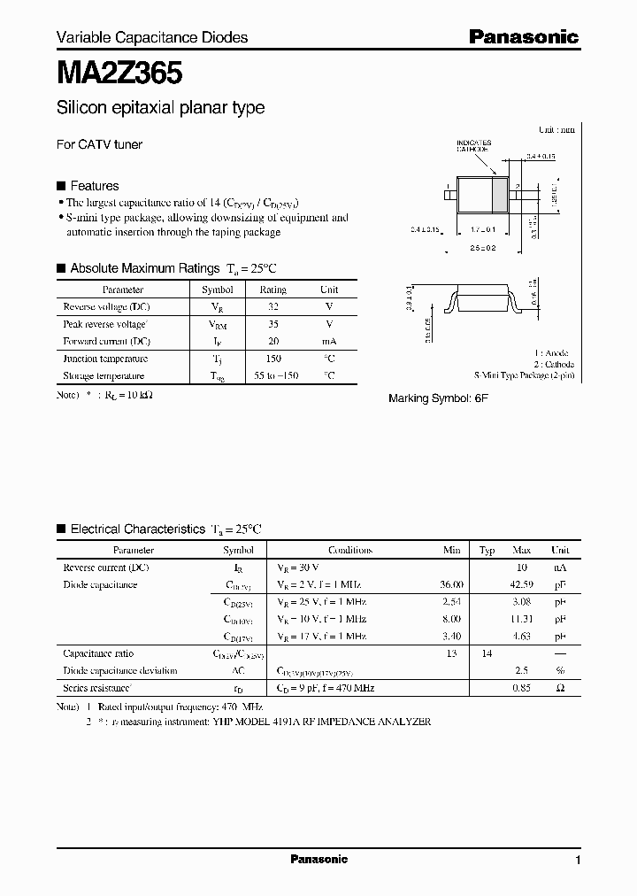 MA2Z365_587684.PDF Datasheet