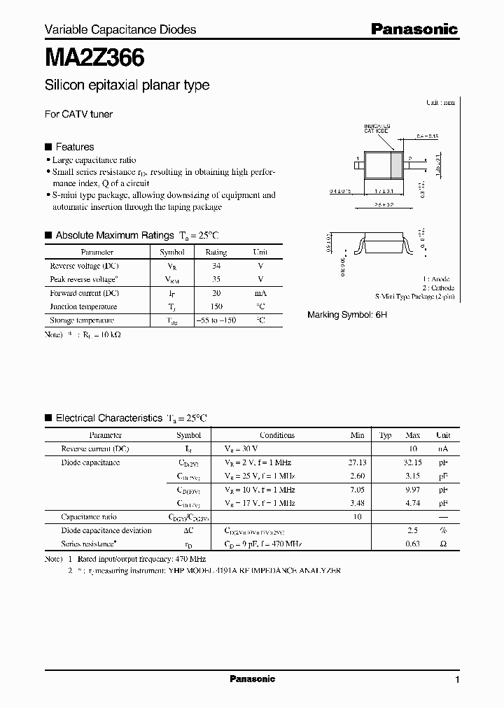 MA2Z366_587687.PDF Datasheet